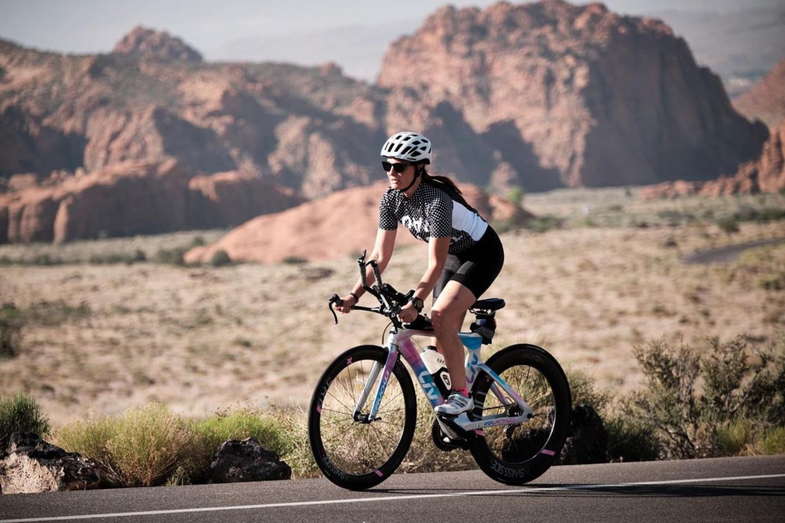 Las Vegas Shooting Survivor and Age Group triathlete Christina Gruber has tackled Some of the most challenging situations, fast downhill descents is just one.